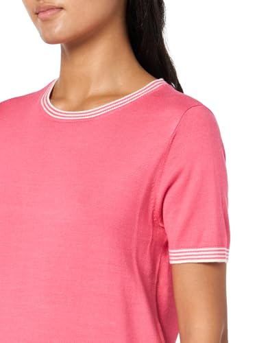 Image of Nautica Women's Crew Neck Solid Short Sleeve Sweater