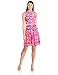 Nine West Women's Sleevekess Fit-and-Flare Printed Shirtdress