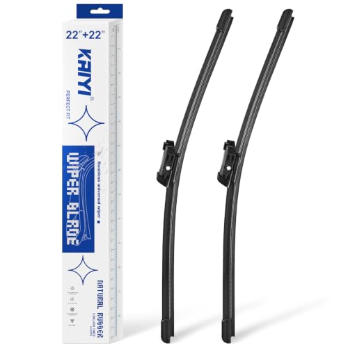 KAIYI 22"+22" Front Wiper Blade Compatible with Porsche 911 2013-2023