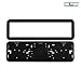 Produktbild CarFrame 41cm Kennzeichenhalter schwarz matt