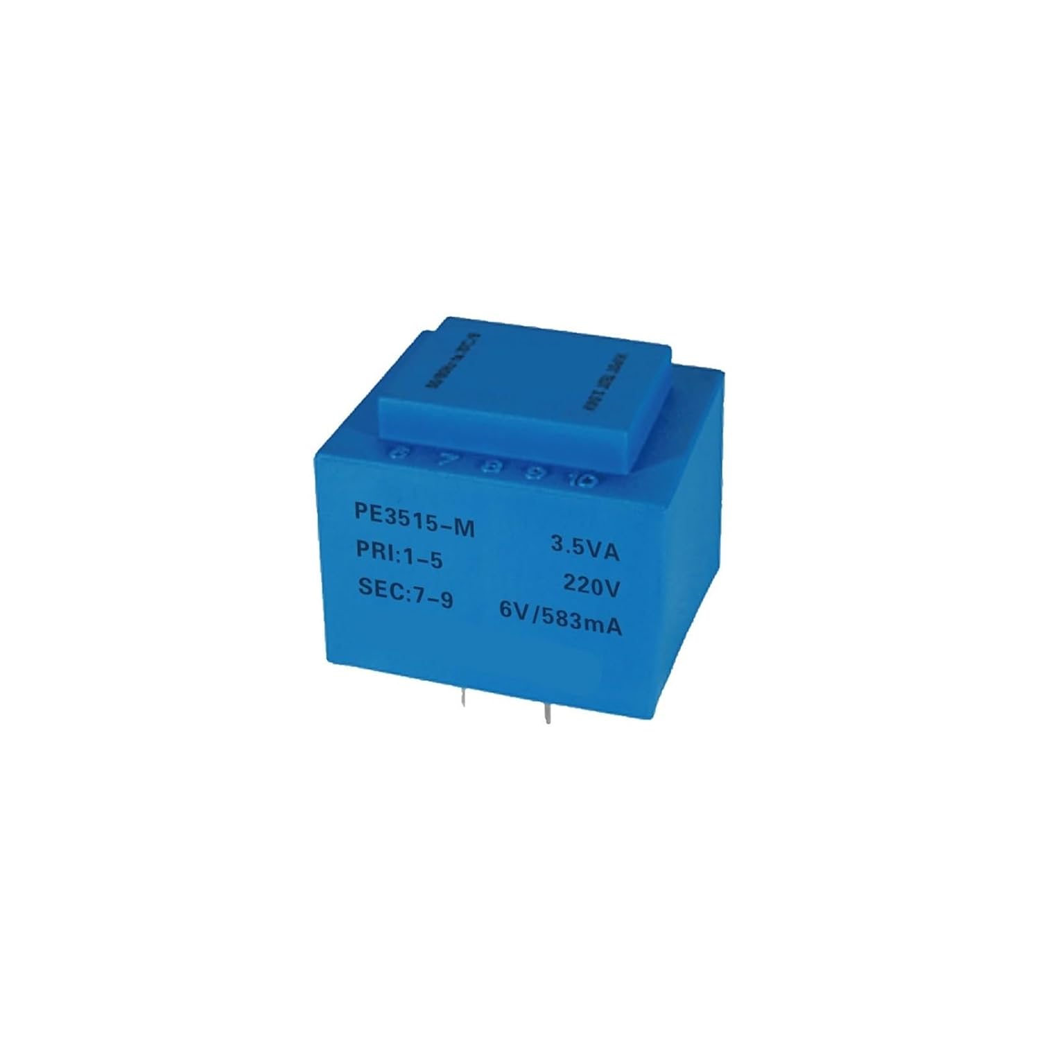 PE3515-M 3.5VA 110V-380V / 6V/7.5V/9V/12V/15V/18V/24V Encapsulated Safety Isolating Transformer PCB Welding 1Pcs(3.5VA 110V 12V)