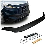 CHROMEMASTER | Steinschlagschutz; Motorhaubenabdeckung Kompatibel mit Ford Tourneo Custom 2023+ | ABS, Glänzend, Schwarz; Motorhaubenschutz, Deflektor Schützt die Motorhaube vor Steinen