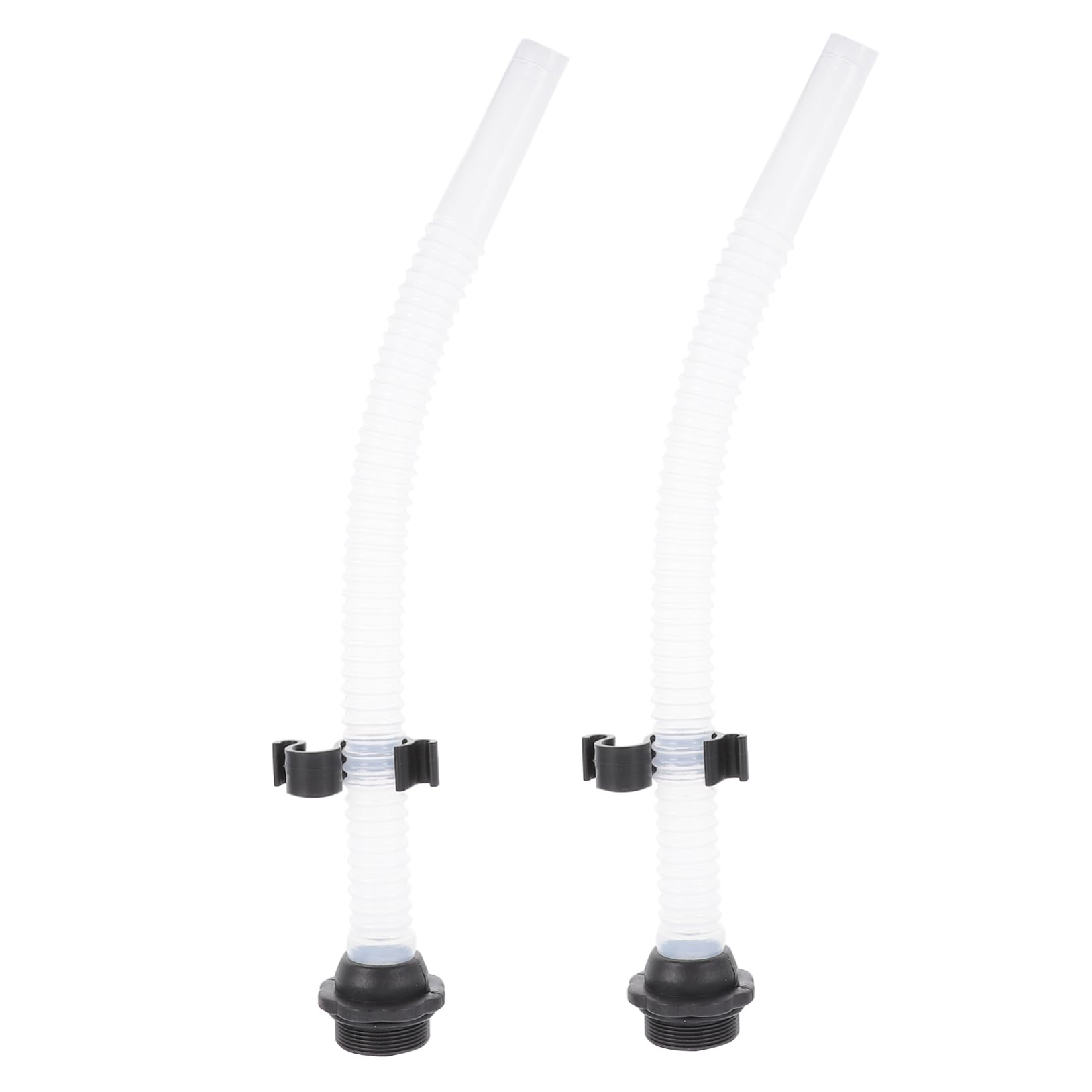 COSMEVIVI Can Spout Set 2pcs Plastic Nozzles Flexible Leakproof Easy to Install for Gas Cans Random Color