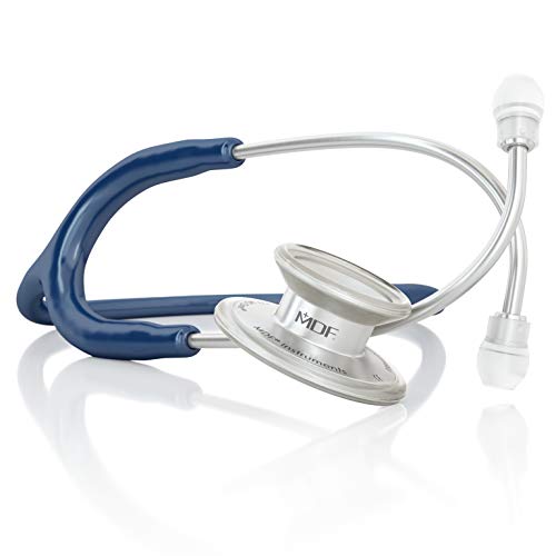 MDF MD One Stainless Steel Premium Dual Head Stethoscope - Navy Blue (MDF777-04)