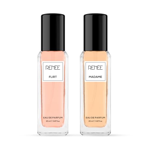 Image of RENEE Flirt & Madame Eau De Parfum Pack of 2-20 Ml Each Perfume - Premium Luxury Long-lasting Fragrance - Versatile Scent for All Occasions - Perfect Gifting Option
