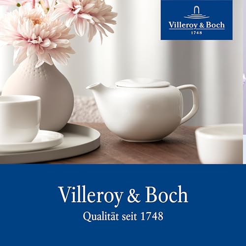 Villeroy & Boch Afina Teapot with Filter, Premium Porcelain, Made in Germany, Dishwasher and Microwave Safe, 17 oz, Loose Leaf Filter, White by Villeroy & Boch - Image 8
