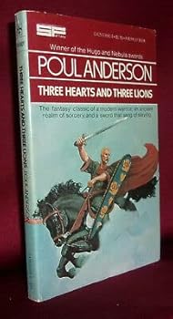 Rare Poul Anderson THREE HEARTS & THREE LIONS 1978 Paperback First Wayne Barlowe Art