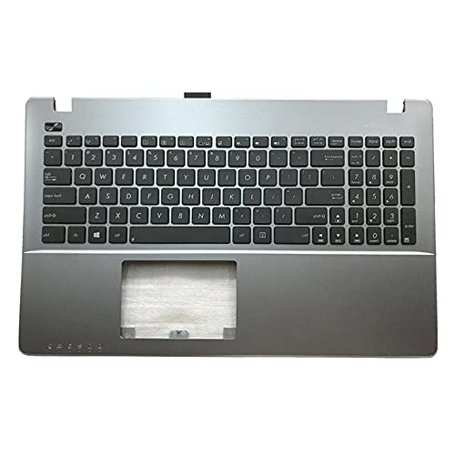 Clavier ASUS FH5900 avec coque C argentée disposition US de remplacement pour PC portable