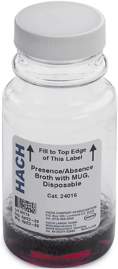 Hach 2401650 Presence/Absence Test with Mug, (Pack of 50)