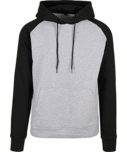 Sweatshirt à capuche homme COOZO à manches raglan et coupe sport fondamentale