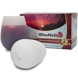 WineMeUp Silicone Wine Glasses - Best Stemless Unbreakable Cups - Set of 2