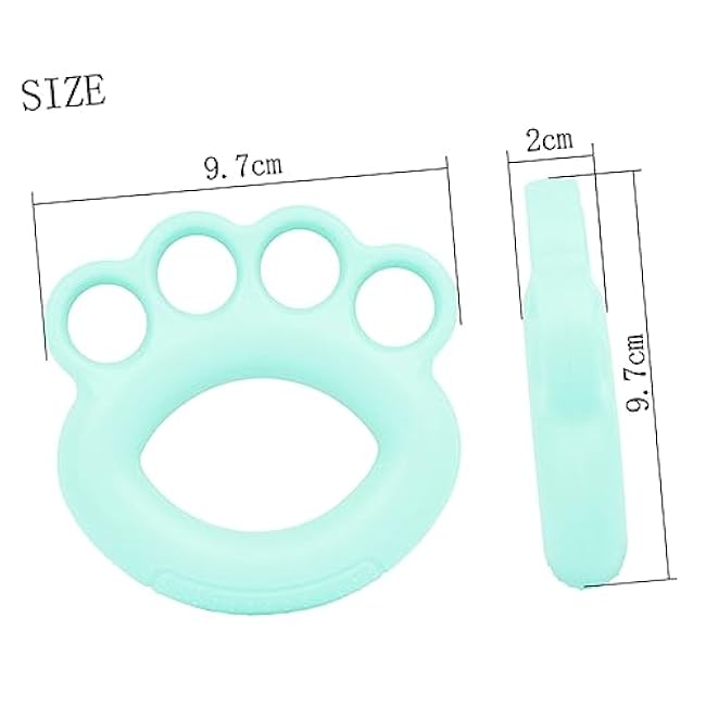1Pc Hand Strength Trainer Silicone Finger Exerciser for Piano Guitar Grip Strength Power Suitable for Adults Design
