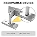 LARIFULL Door Brace/Door Barricade Security Bar Anti-Kick Door to Prevent Entry Robbery/Thieves Fit for Swing Doors