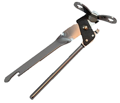 Rocky Mountain Goods Classic Manual Can Opener – Heavy Dutyl Stainless Steel Can Opener for Camping, Travel, and Everyday Use – Compact 6-3/4