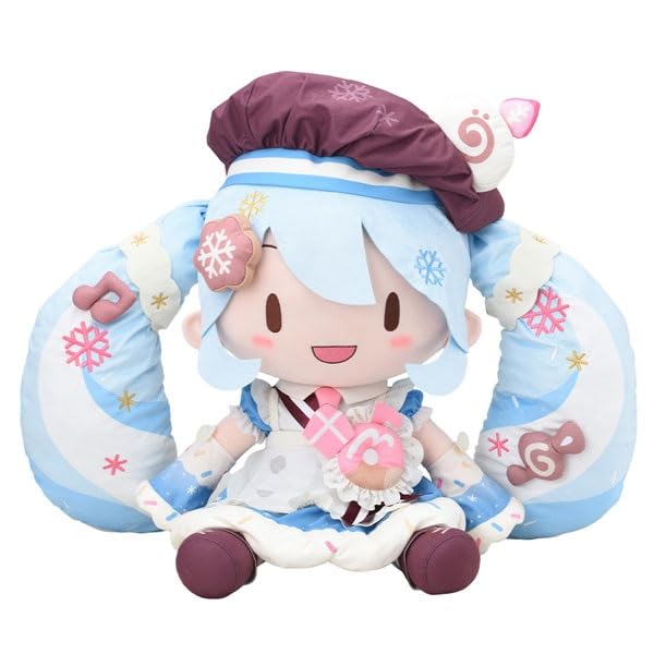 Amazon.co.jp: 雪ミク2026 ふわぷち どでかジャンボぬいぐるみ 公式