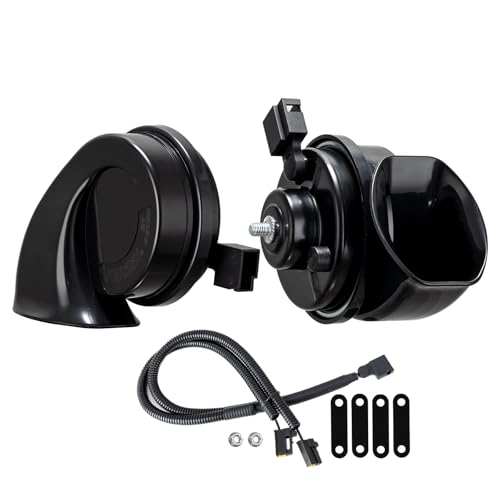 AOLIHAN Car Horn Compatible with RAV4/Camry/Corolla/Tacoma/Highlander/Tundra/Lexus, 12V Waterproof Dual-Tone Electric Snail Horn with Wire Harness Plug
