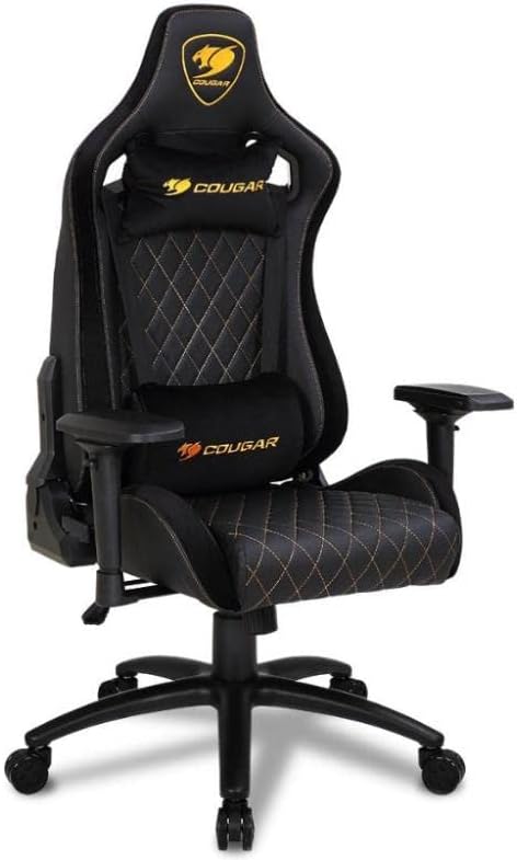 COUGAR Gaming Armors Royal Poltrona Gaming, Pelle Scamosciata e Finta  Pelle, Nero, Médium : Amazon.it: Casa e cucina