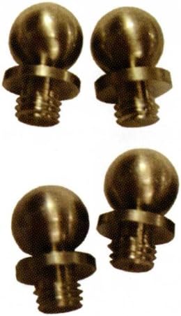 Emtek 97304 1/2" Diameter Solid Brass Ball Tip Finial for 4" Emtek Heavy Duty Hi, Oil Rubbed Bronze