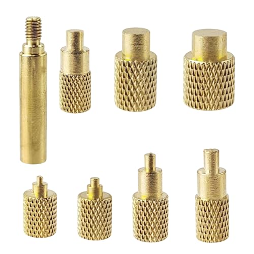 8 Pièces Insert Fileté, Pointe Fer a Souder pour Inserts Filetés M2 M2.5 M3 M4 M5 M6 M8, Accessoires Durables et Précis pour Outils, Pour Composants d'Impression 3D et Pièces en Plastique