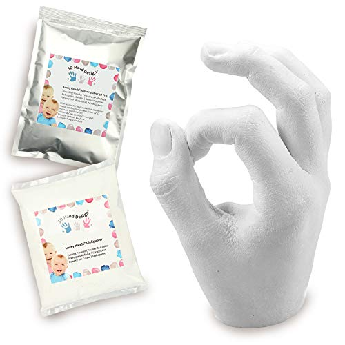 Lucky Hands® Kit de Moulage 3D | Empreinte de Main (5-12 ans | sans accessoires, 1 moule) Cover