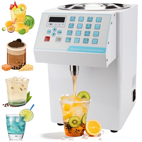 Automatic Fructose Dispenser, Large Capacity for Bubble Tea Boba Milk Tea