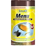 Tetra Min Menu Fischfutter - Hauptfuttermix mit 4 Spezialflocken in getrennten Kammern, abwechslungsreiches Futter für alle Zierfische, 100 ml Dose