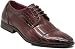 Produktbild GV2 Herren Alligator Print Cap Toe Fashion Lace Up Dress Oxfords Schuhe, Braun (braun), 39 EU