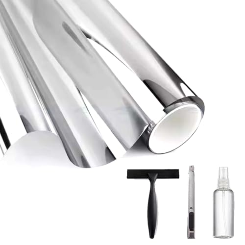Película Espejo Plata para Ventanas 17.5in x 78.7in miniatura 1
