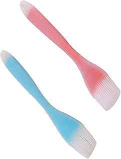 DOITOOL 2 Pçs Escova De Grelha Escova De Silicone Escova De Grelhar Escovas De Alinhavo Escova De Molho Escova De Silicone Para Churrasco Escova De Silicone Para Cozinhar Churrasco Escova