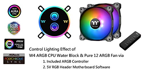 Image of Thermaltake Pacific C240 Ddc Res /Pump 5V Motherboard Sync Copper Radiator PETG Hard Tube Water Cooling Kit CL-W242-CU12SW-A