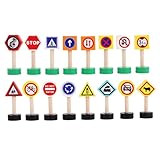 Gioco educativo: insegna ai bambini importanti regole del traffico!.Questi mini segnali stradali aiutano i bambini a riconoscere i segnali stradali, aumentando la loro consapevolezza della sicurezza e lo sviluppo cognitivo durante i momenti di gioco divertenti.
