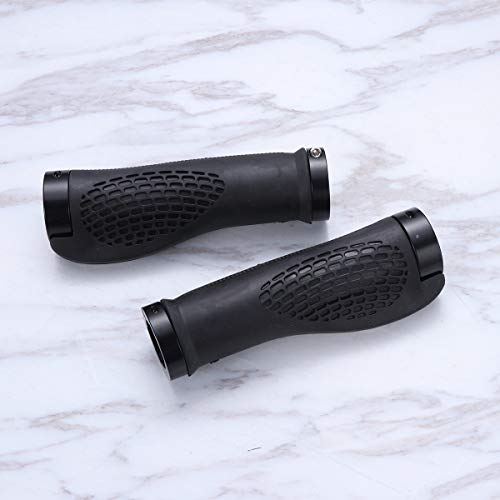 1 par de manoplas de mão para bicicleta VORCOOL com trava para guidão de mountain bike e ciclismo de