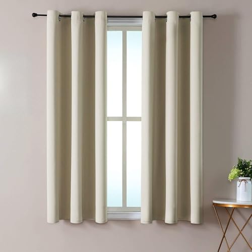 ChrisDowa Blackout Curtains 48 inches Long for Bedroom - 2