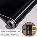 Self Adhesive Vinyl Black Brushed Metal Stainless Steel Look Contact Paper Wallpaper for Refrigerator Dishwasher Stove Oven Doors Appliances Kitchen Countertop Cabinets Furniture 15.7x117 Inches