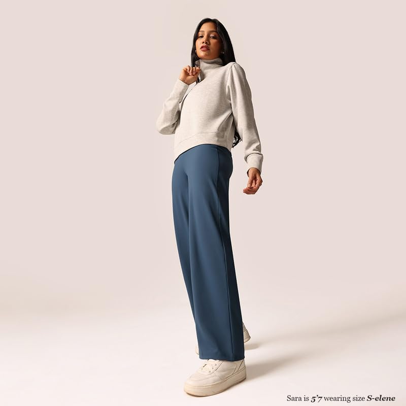 Image of BlissClub Ultimate Wide Leg Pants Lite for Women, Tall (for Women Above 5'5)