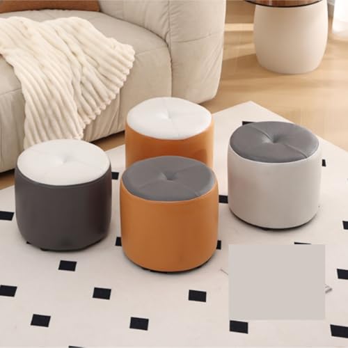 Repose-pieds doux petit modèle bleu au design scandinave polyvalent - 7