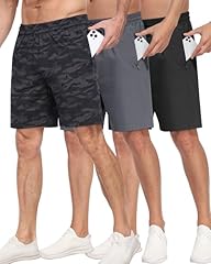 3 Packs-black/Dark Gray/Camouflage Gray