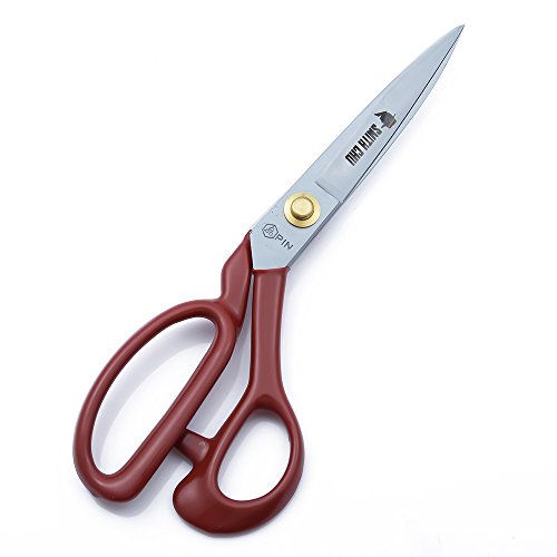SMITH CHU Tailor Scissors-Sewing Scissors Shears for Fabric,Leather,Raw Materials,Dressingmaking,Altering-Professional Heavy Duty Upholstery Shears Scissors for Dressmakers Artists Students (9 inch)
