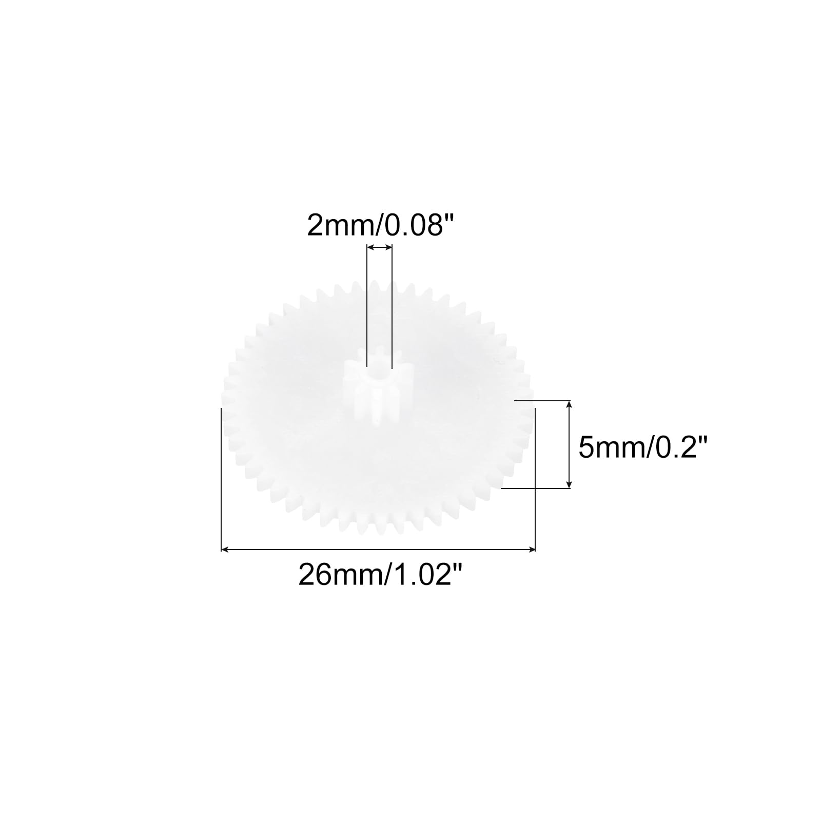 20pcs 30 Teeth Plastic Gears, Model 30102B Reduction - View #6