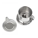 Ruluti Vietnamese Coffee Filter Stainless Steel Coffee Pot Drip Infuse Cup Brewing Teapot No Need Paper Drip Coffee Pot Machine Filter - Image 2