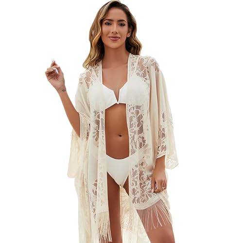 SilverChry Strandkleid Damen, Sommerkleid...