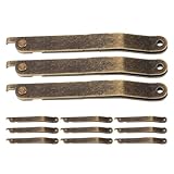 Ensemble complet et polyvalent : Ce lot de charnières pour portes de placards et couvercles convient aux boîtes en bois, coffres et petits meubles, offrant une solution adaptée pour divers besoins de rangement et décoration