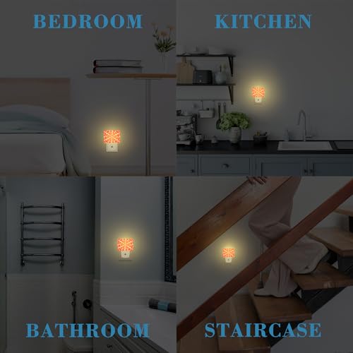 Image of White Spider Web Night Light for Kids, Spider Web LED Night Light Plug into Wall with Dusk to Dawn Sensor for Girls Boys Women Men Room, Hallway, Kitchen, Bathroom, Stairs Decor