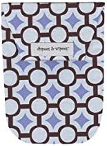 Diapees and Wipees Accessory Bag - Dandy Damask