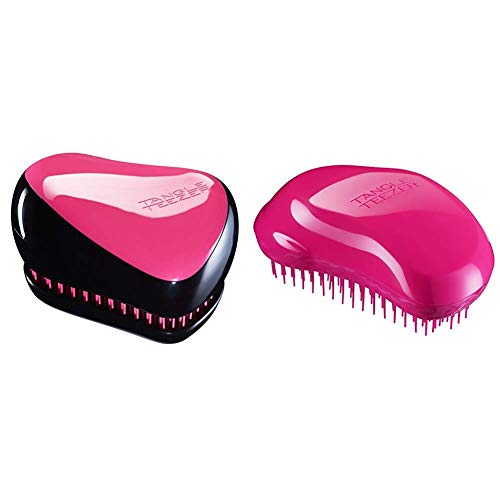 最安値 Tangle Teezer タングルティーザー コンパクトスタイラー ピンク ブラック 国内正規品 5863 の価格比較