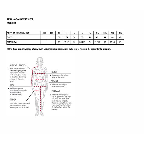 Milwaukee Leather Women’s Black 6 Pocket Side Lace Denim Vest w/Gun Pockets MDL40204