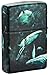 Zippo Spazuk Whale Design 540 Color Pocket Lighter