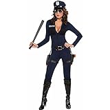 Forum Traffic Stopping Cop Costume, Blue, Large/Medium
