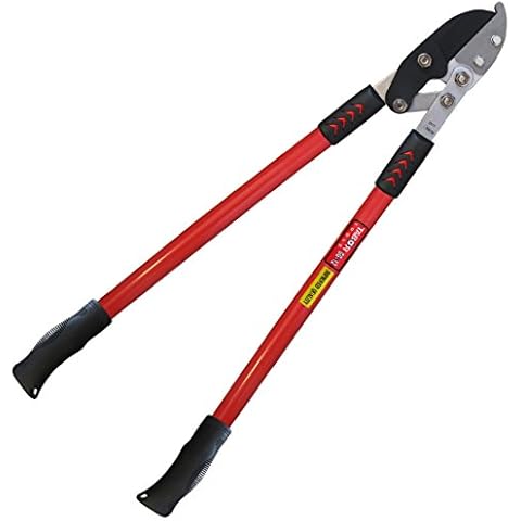 TABOR TOOLS GG12E Professional Anvil Lopper, Chops Thick Branches With Ease, Tree Trimmer with ⌀ 5cm Cutting Capacity, Lopping Shears with Extra Leverage Handles (GG12E Compound Action Anvil) Cover