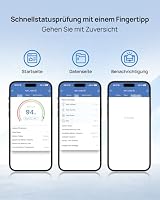 DCHOUSE 12V 100Ah Bluetooth Lithium Batterie mit 10A Ladegerät, BMS 100A – Ansicht 3